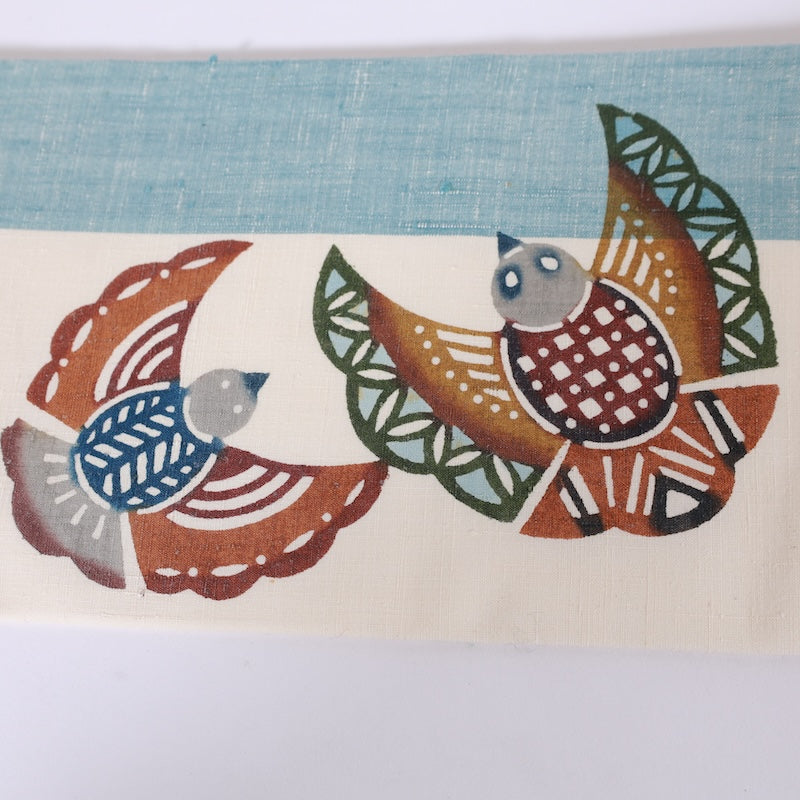 Japanese kimono sash belt (Nagoya-obi) 100% silk /B151