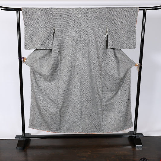 Japanese kimono used <Komon> M-size silk 100% /B797