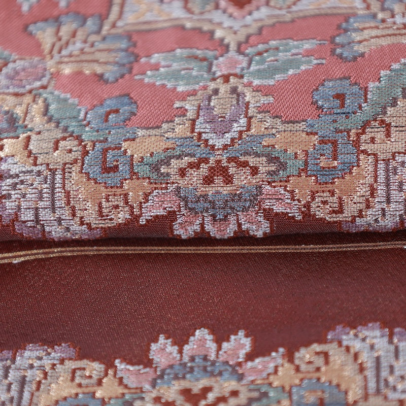 Japanese kimono sash belt (Hukuro-obi) 100% silk /B176