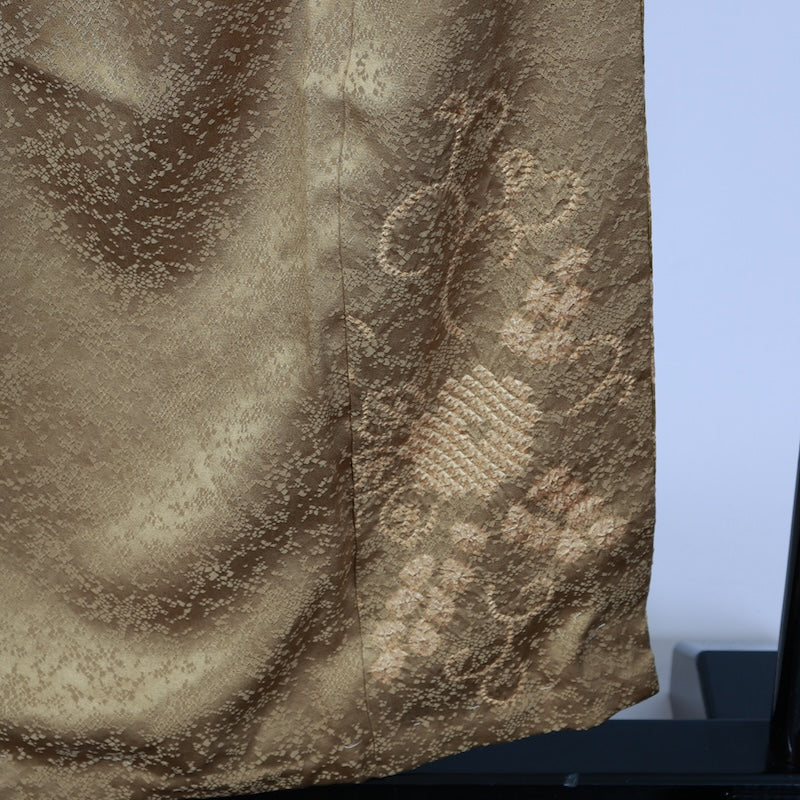 Japanese kimono Unused New <houmongi> Msize silk 100% /B801