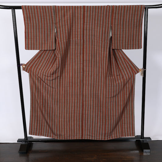 Japanese kimono Unused New <Komon> Msize silk 100% /B800