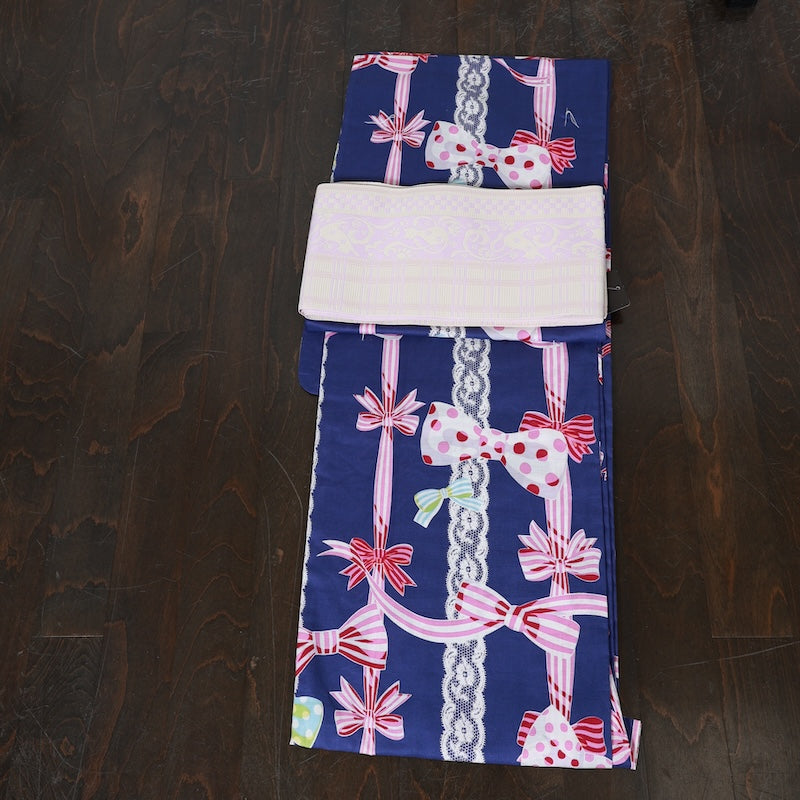 New Yukata 2piece-set / O24