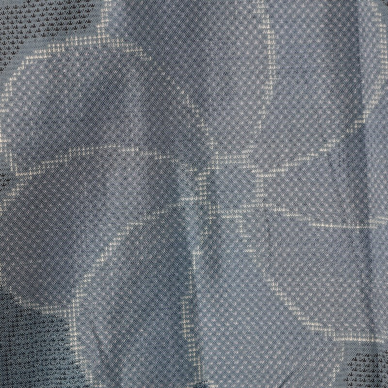 Japanese kimono used <Tsumugi> M-size silk 100% /B786