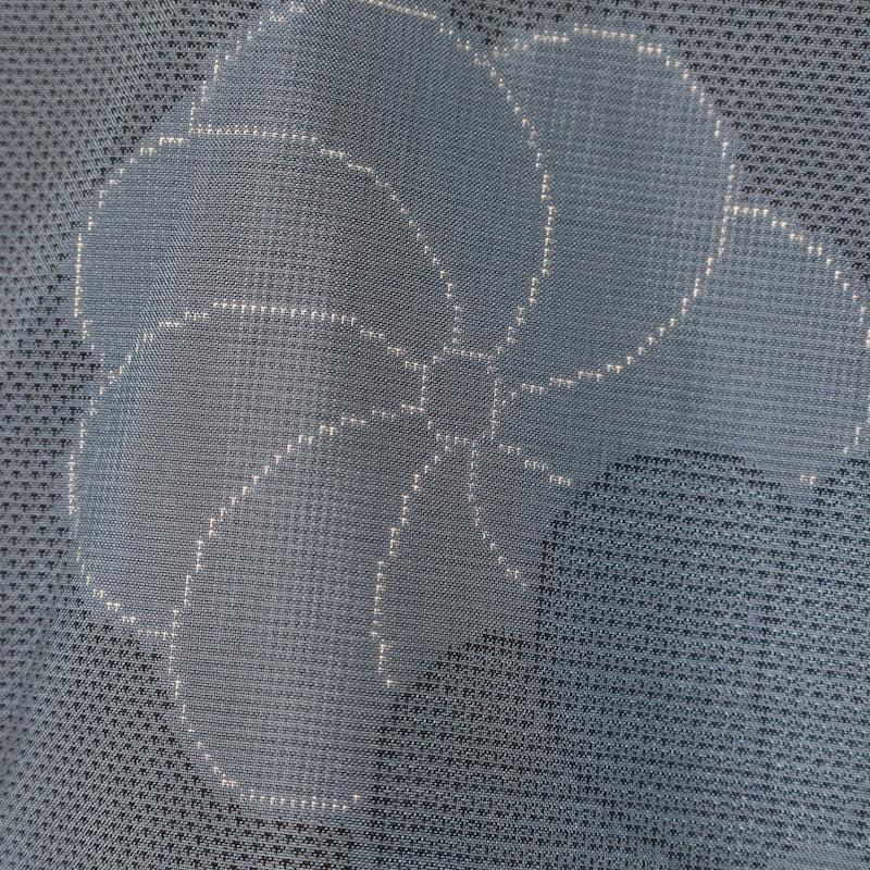 Japanese kimono used <Tsumugi> M-size silk 100% /B786