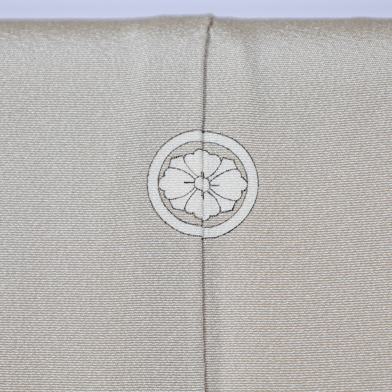Japanese kimono used <Irotomesode> L-size silk 100% /B811
