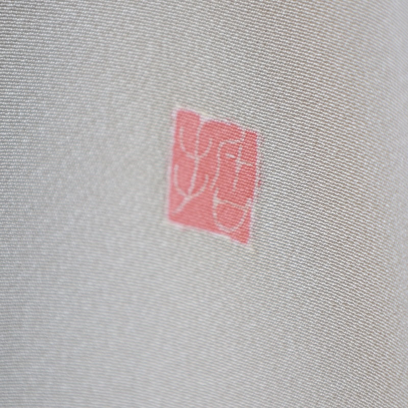 Japanese kimono used <Irotomesode> L-size silk 100% /B811