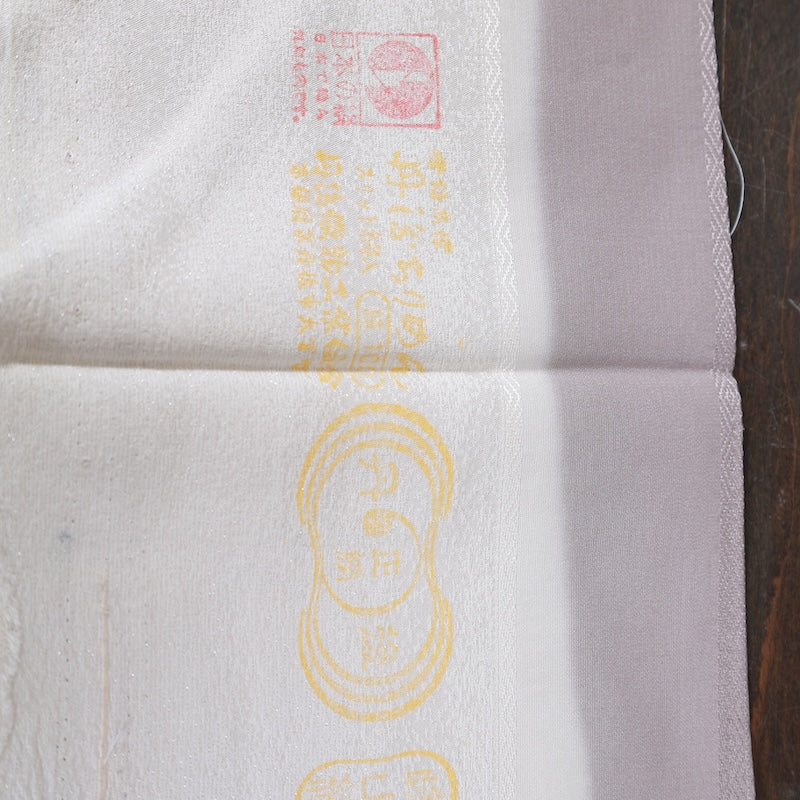 Japanese kimono used <houmongi> M-size silk 100% /B839