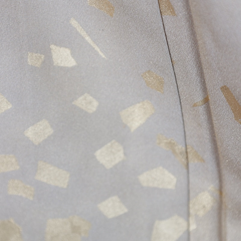Japanese kimono used <houmongi> M-size silk 100% /B828