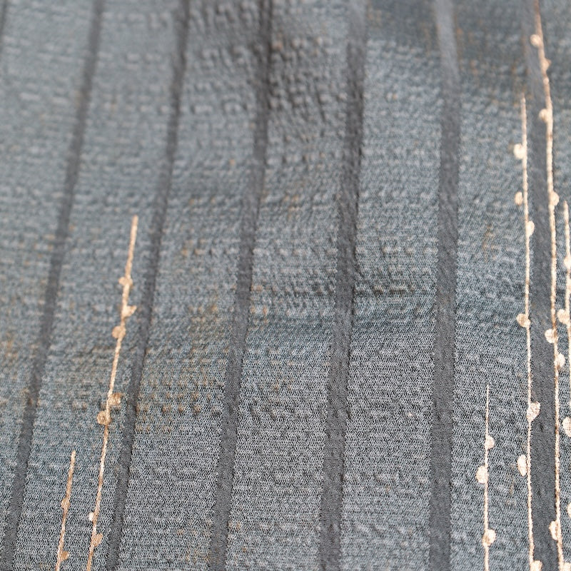 Japanese kimono used <houmongi> M-size silk 100% /B828