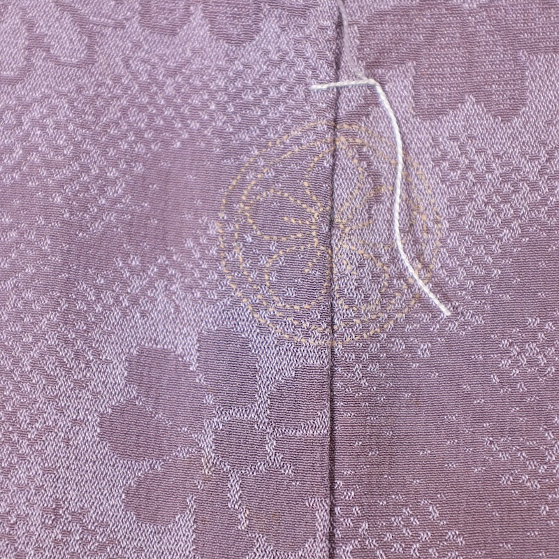 Japanese kimono Jacket Unused New (Haori) L-size 100% silk / B831