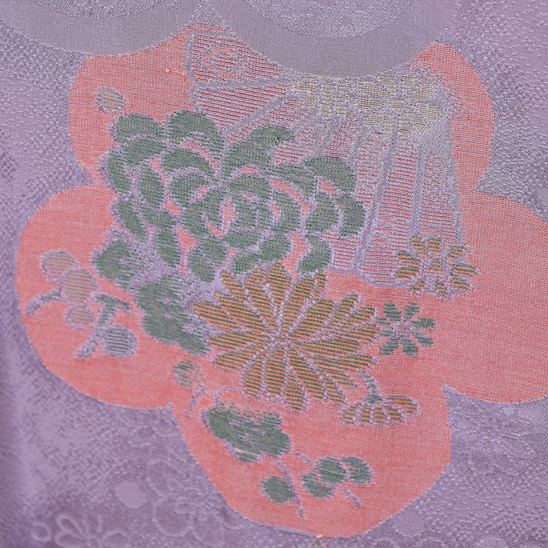 Japanese kimono Jacket Unused New (Haori) L-size 100% silk / B831