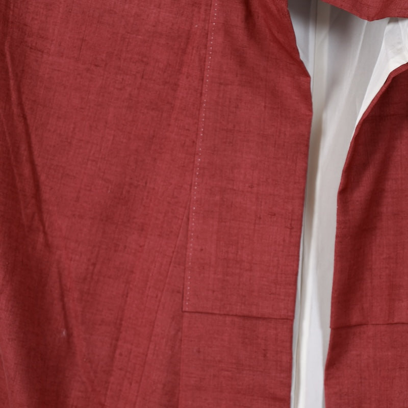 Japanese kimono used <Tsumugi> M-size silk 100% /B820