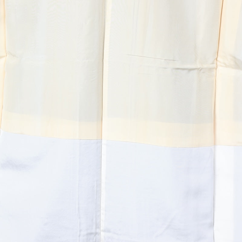 Japanese kimono used <Tsumugi> Lsize silk 100% /T417