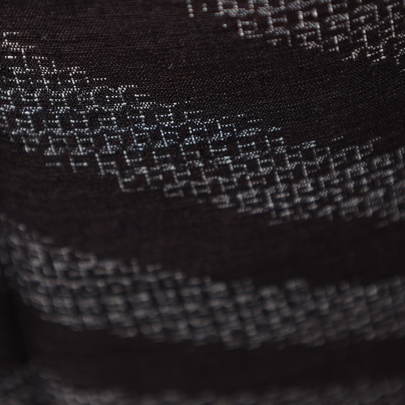 Japanese kimono used <Tsumugi> Lsize silk 100% /T417