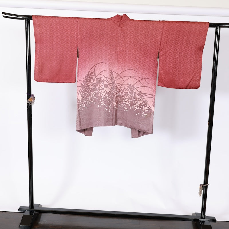 Japanese kimono Jacket (Haori) M-size 100% silk / B818