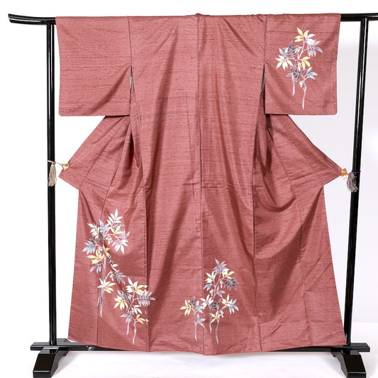 Japanease kimono Used(Houmongi) L-size 100% silk /K184