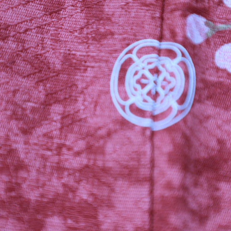 Japanese kimono used <houmongi> Msize silk 100% /T427