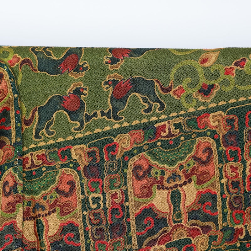 Japanese kimono used <Komon> Lsize silk 100% /T391