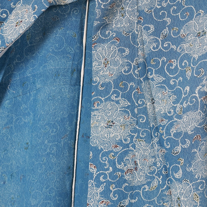 Japanese kimono used <Komon> Msize silk 100% /T425