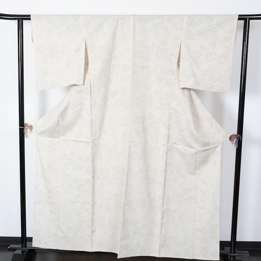 Japanese kimono used <Tsumugi> Msize silk 100% /T424