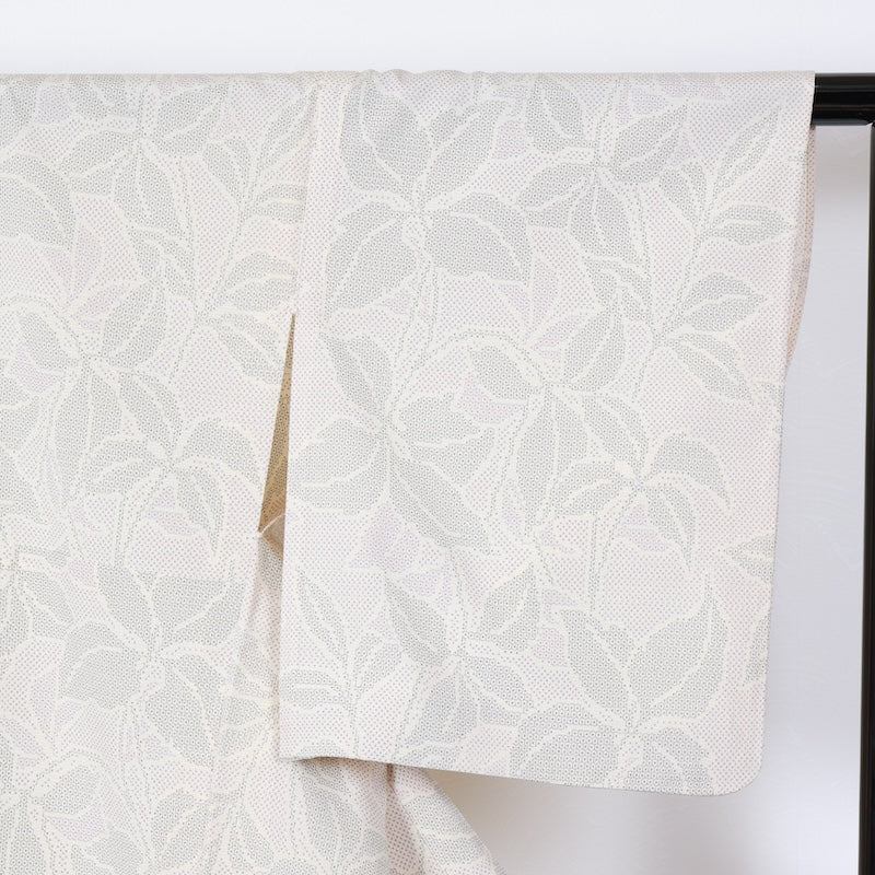 Japanese kimono used <Tsumugi> Msize silk 100% /T424