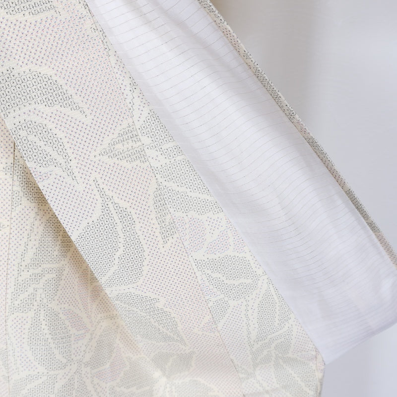 Japanese kimono used <Tsumugi> Msize silk 100% /T424