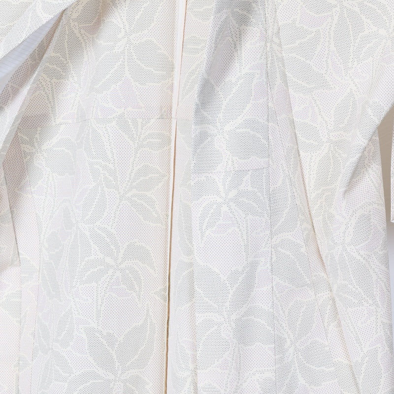 Japanese kimono used <Tsumugi> Msize silk 100% /T424