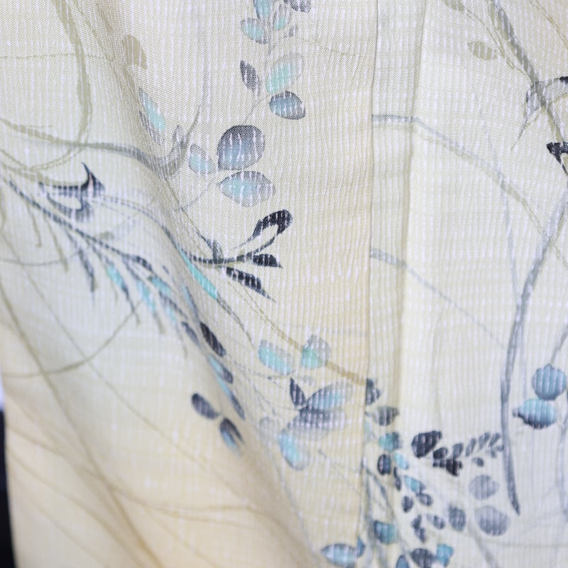 Japanese kimono used <Tsukesage> Lsize silk 100% /T392