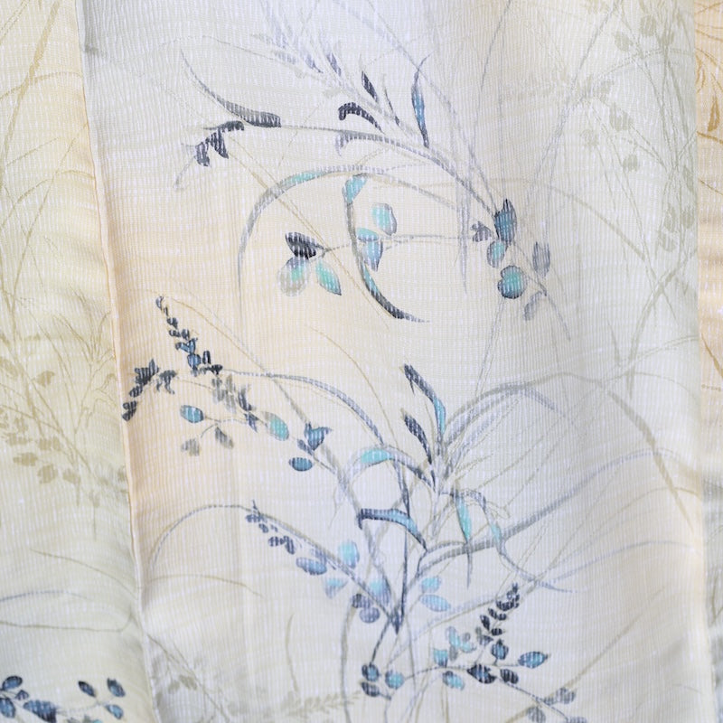 Japanese kimono used <Tsukesage> Lsize silk 100% /T392