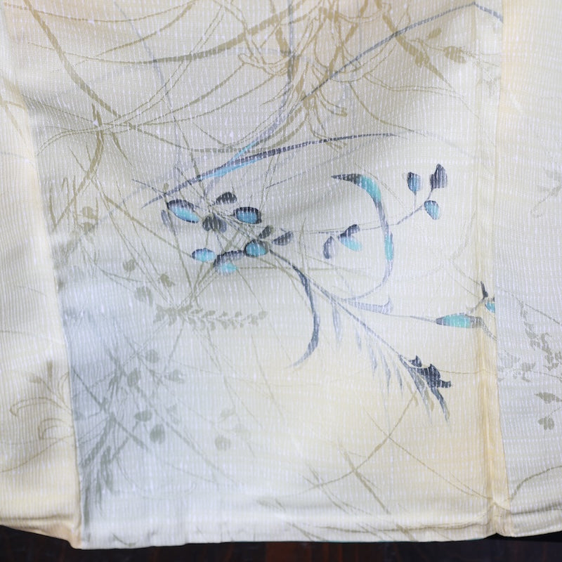 Japanese kimono used <Tsukesage> Lsize silk 100% /T392