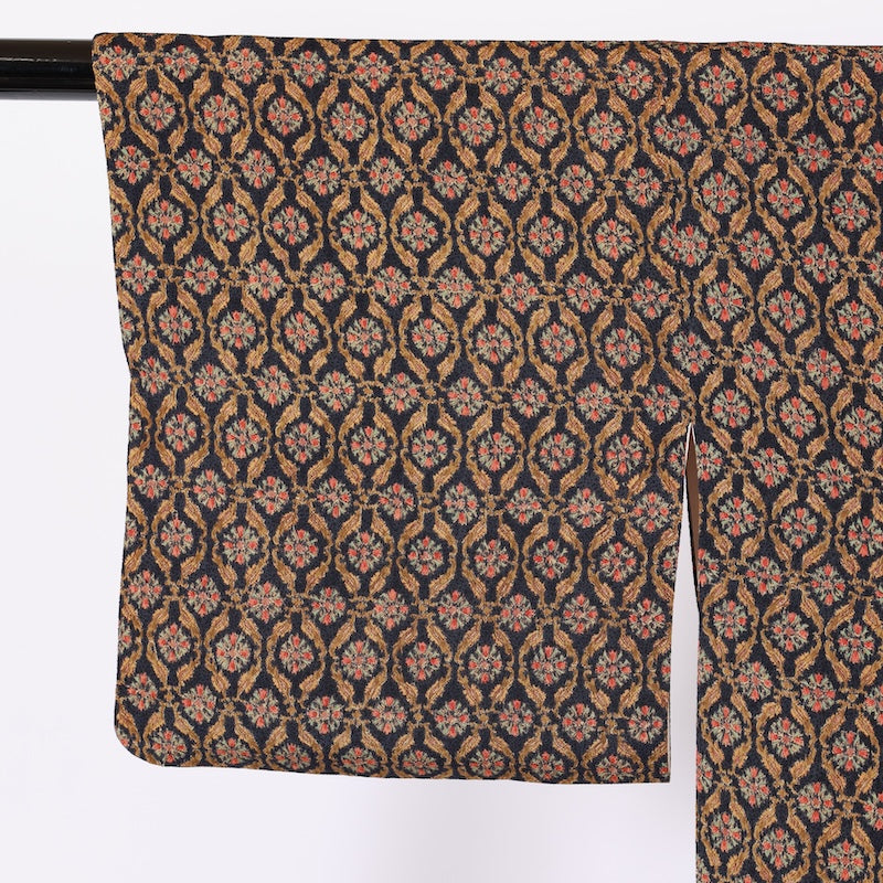 Japanese kimono Coat (Michiyuki) M-size 100% silk /K189