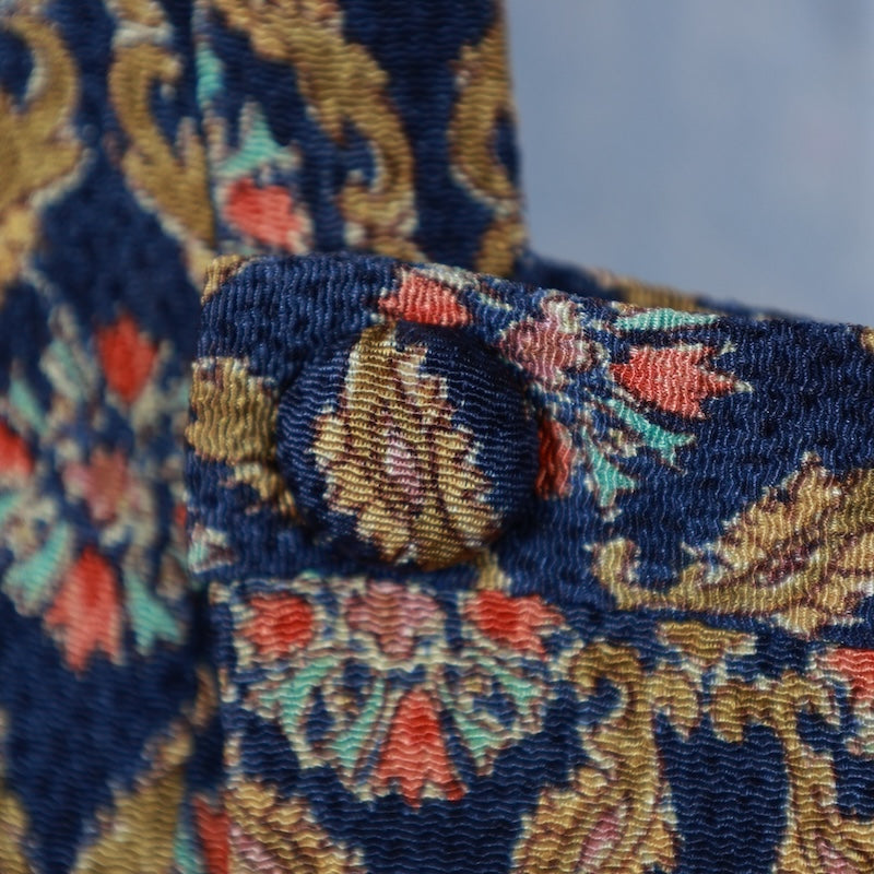 Japanese kimono Coat (Michiyuki) M-size 100% silk /K189