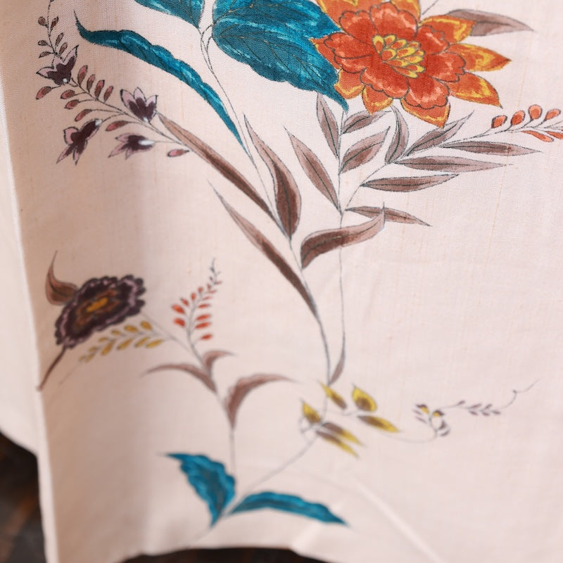 Japanese kimono used <houmongi> Msize silk 100% /T422