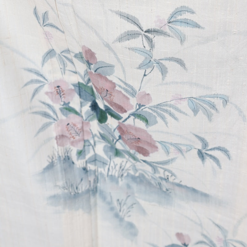 Japanese kimono used <houmongi> Msize silk 100% /T421