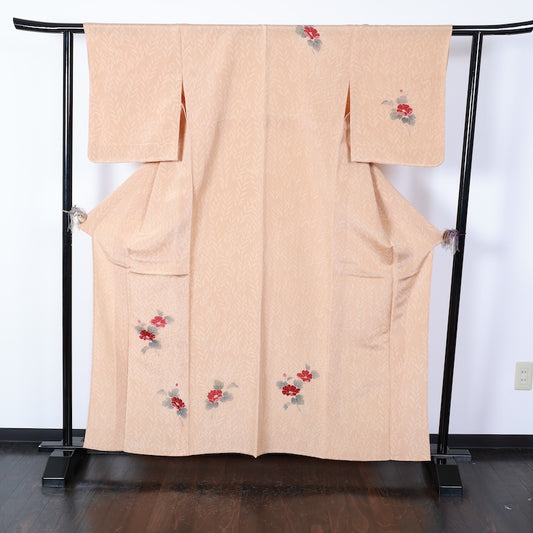 Japanese kimono used <Tsukesage> Lsize silk 100% /T393