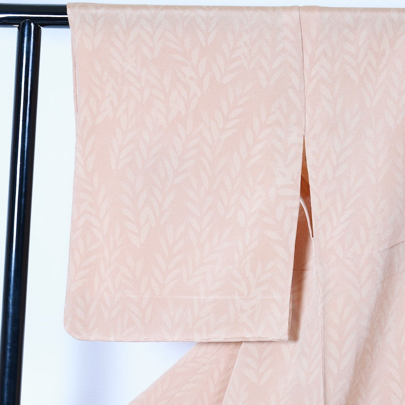 Japanese kimono used <Tsukesage> Lsize silk 100% /T393
