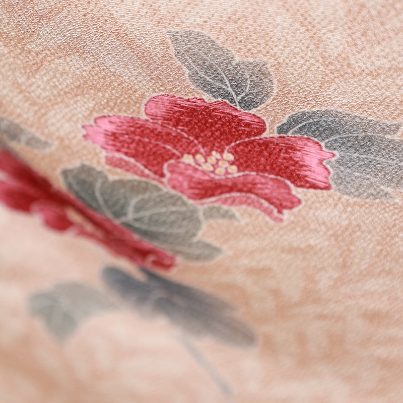 Japanese kimono used <Tsukesage> Lsize silk 100% /T393