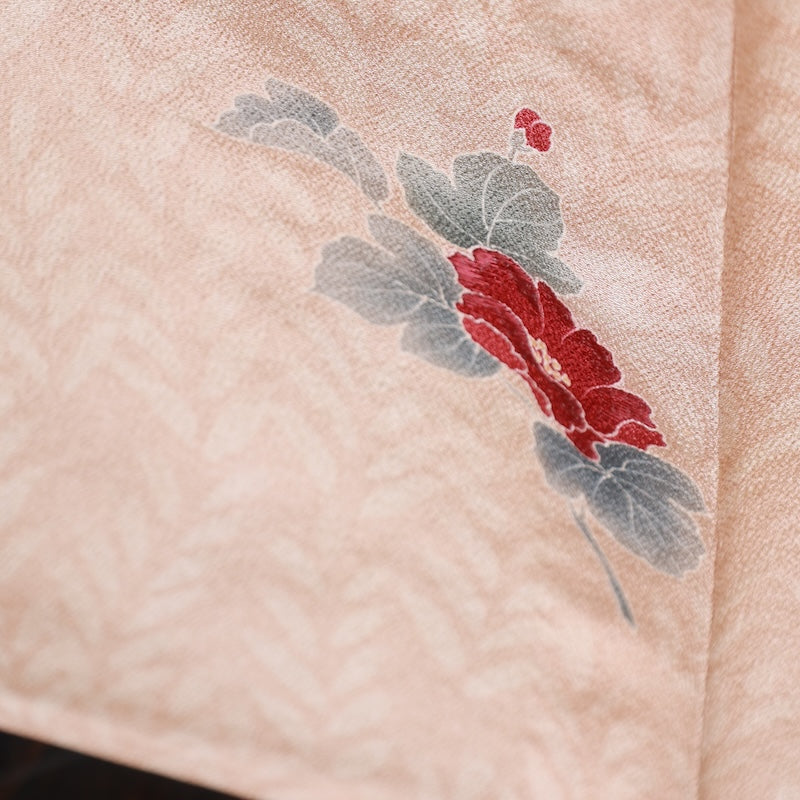 Japanese kimono used <Tsukesage> Lsize silk 100% /T393