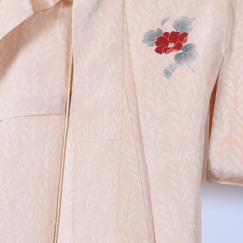 Japanese kimono used <Tsukesage> Lsize silk 100% /T393