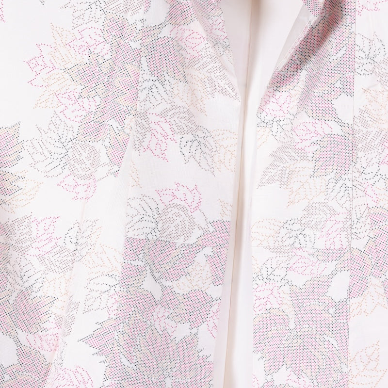 Japanese kimono used <Tsumugi> Msize silk 100% /T421