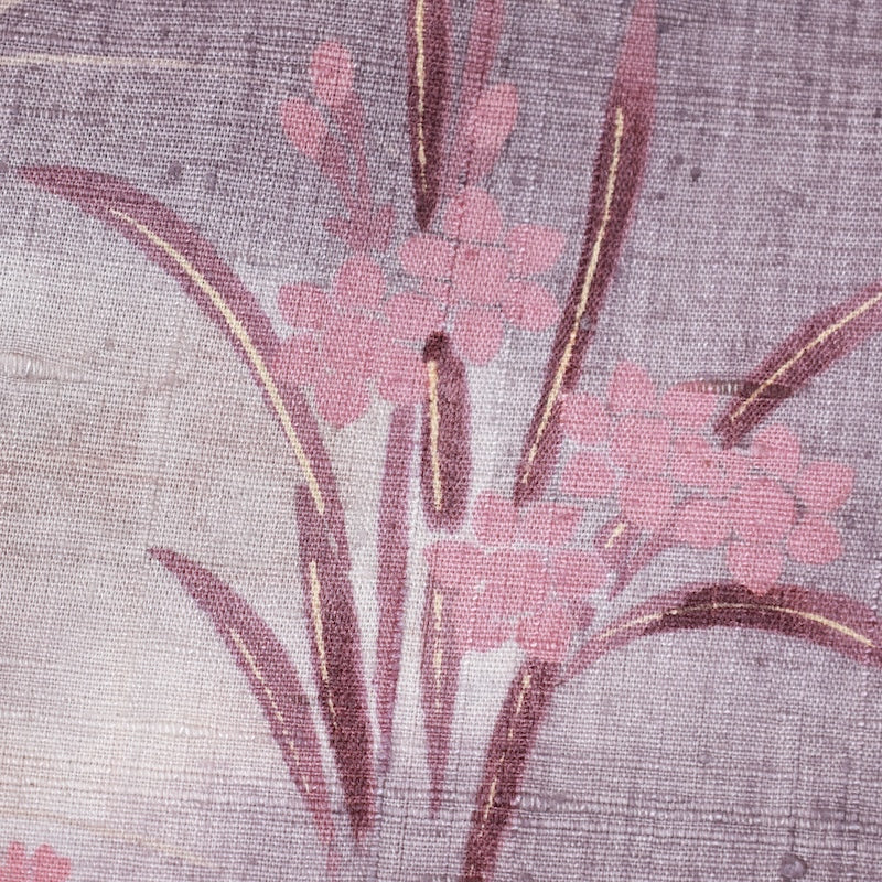 Japanese kimono used <Tsukesagekomon> Lsize silk 100% /T393