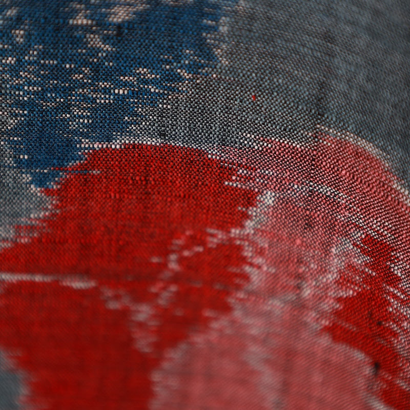 Japanese kimono used <houmongi> Lsize silk 100% /T419