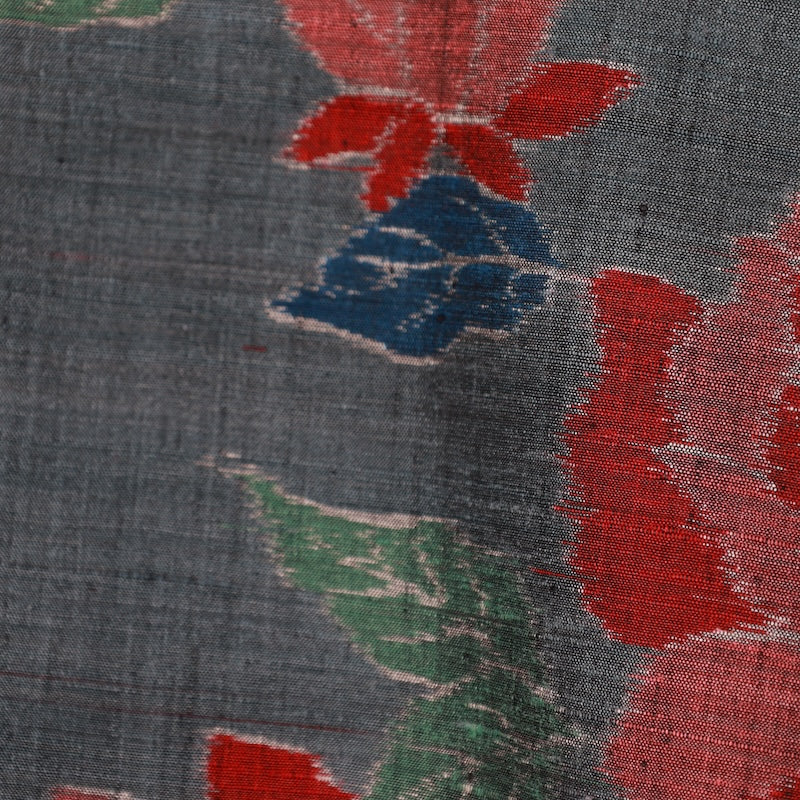Japanese kimono used <houmongi> Lsize silk 100% /T419