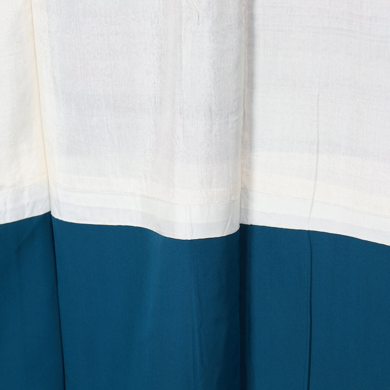 Japanese kimono used <houmongi> Lsize silk 100% /T419