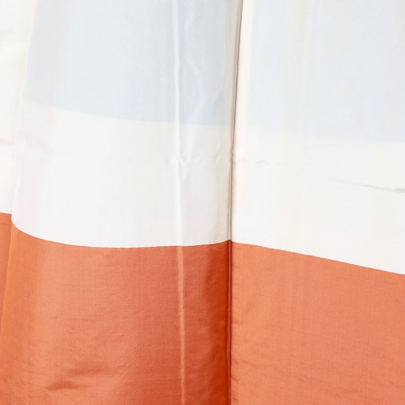 Japanese kimono used <Tsumugi> Msize silk 100% /T415