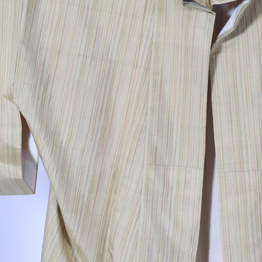 Japanease kimono used(tsumugi)size-M silk 100%/K162