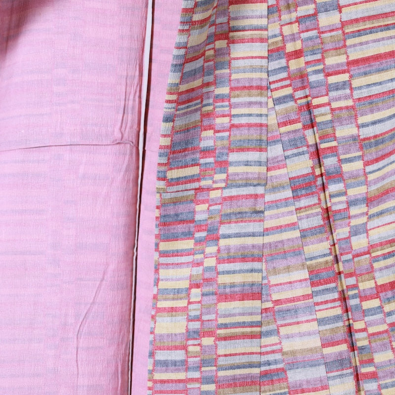 Japanese kimono used <Komon> Msize silk 100% /T395