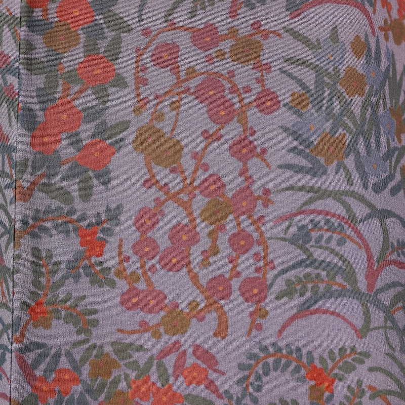 Japanese kimono used <Komon> Msize silk 100% /T414