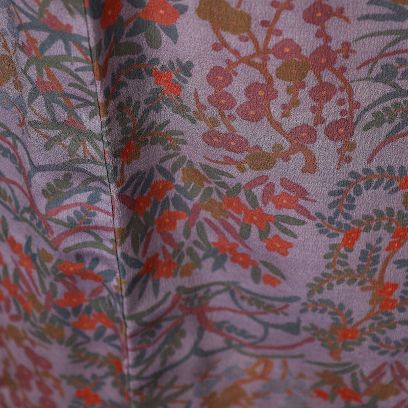 Japanese kimono used <Komon> Msize silk 100% /T414