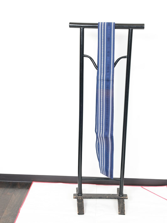 Japanese used Men's sash belt (Kaku-obi) cotton /B862